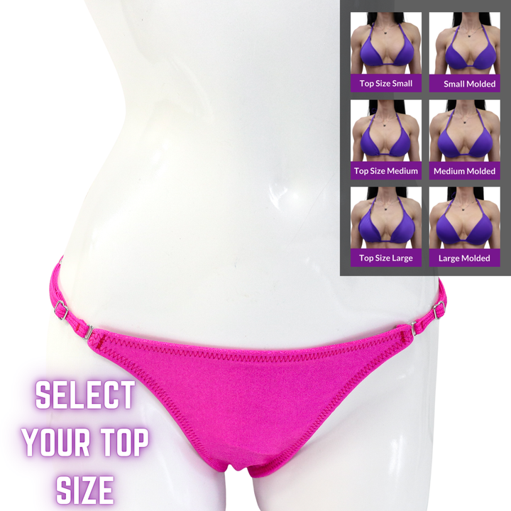 QS SZ: Hologram Pink Fit Model Suit. Select Your Top/Fit Model 2.  Angel Competition BikinisThe best NPC Competition Suits for the Bikini Division, Fit Model Division Suits, and bodybuilding suits.
