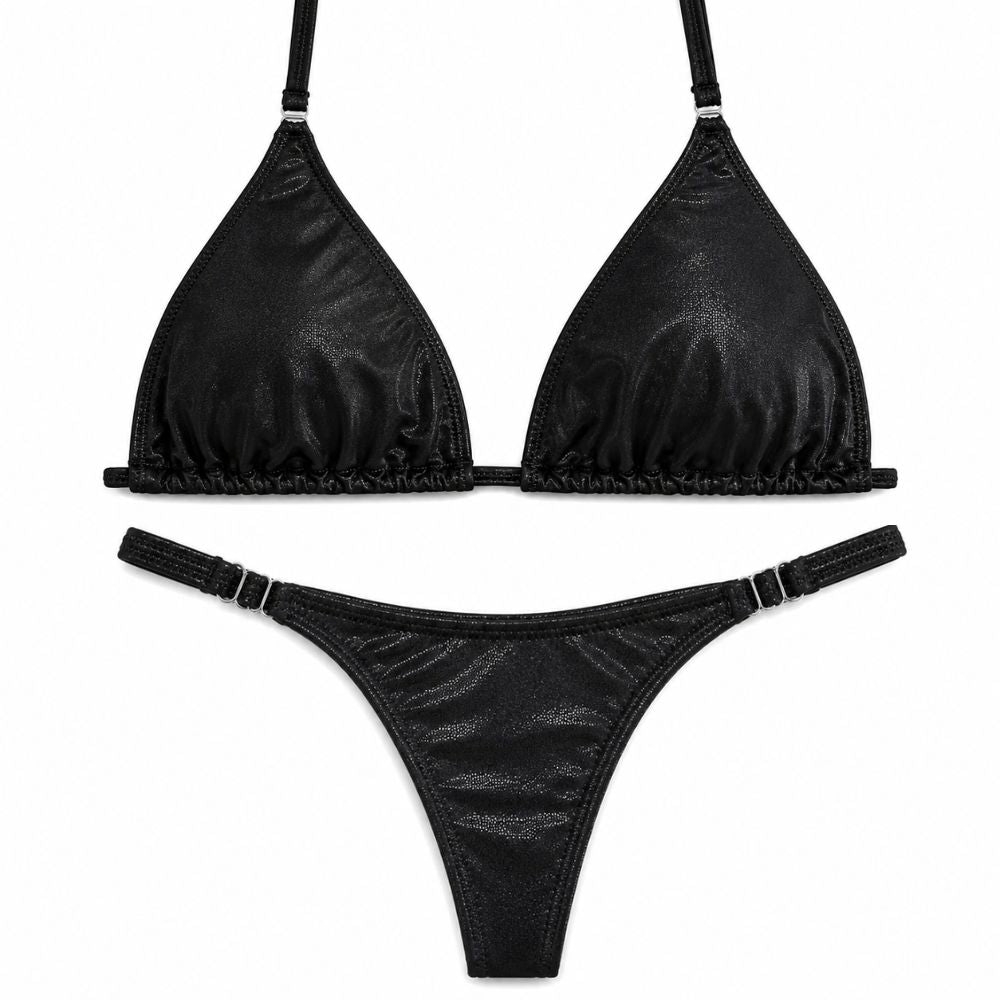 Black Practice Suit Fit Model Suit  Angel Competition BikinisThe best NPC Competition Suits for the Bikini Division, Fit Model Division Suits, and bodybuilding suits.