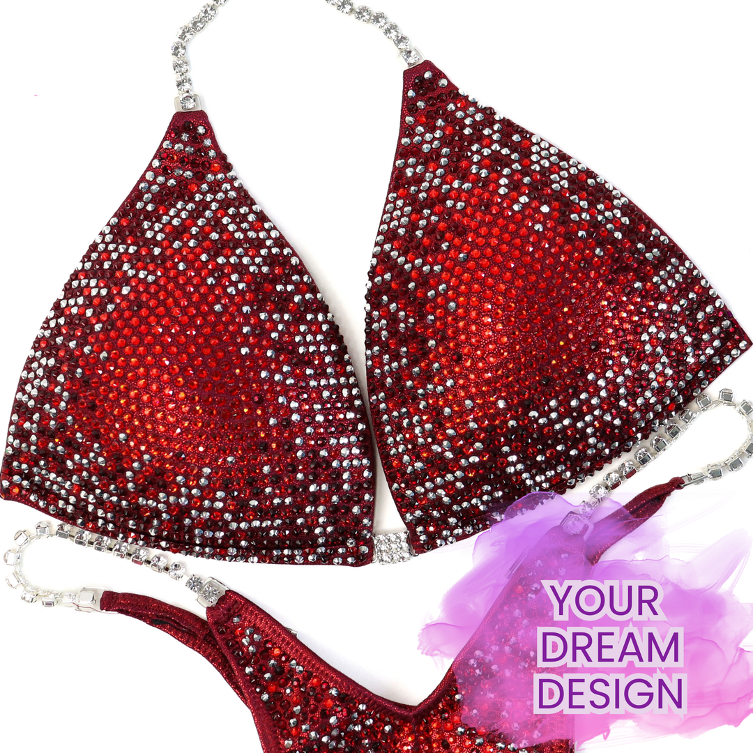 Custom Crystal Nova 2 Color  Angel Competition BikinisThe best NPC Competition Suits for the Bikini Division, Fit Model Division Suits, and bodybuilding suits.