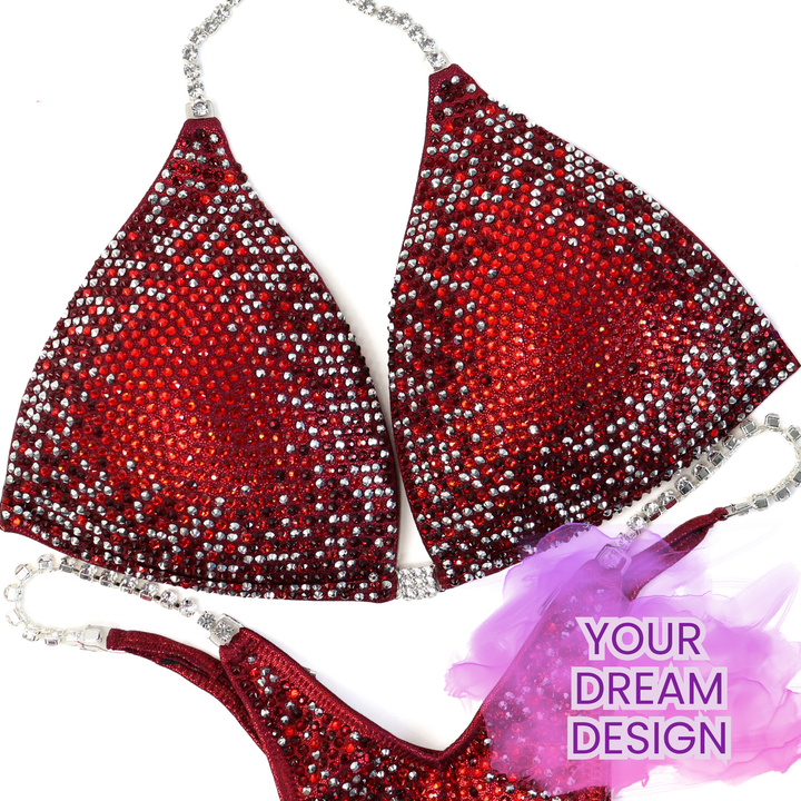 Custom Crystal Nova 2 Color  Angel Competition BikinisThe best NPC Competition Suits for the Bikini Division, Fit Model Division Suits, and bodybuilding suits.