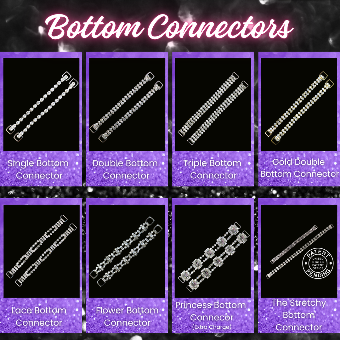 Full Set of Connectors  Angel Competition BikinisThe best NPC Competition Suits for the Bikini Division, Fit Model Division Suits, and bodybuilding suits.