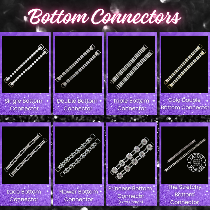 Full Set of Connectors  Angel Competition BikinisThe best NPC Competition Suits for the Bikini Division, Fit Model Division Suits, and bodybuilding suits.