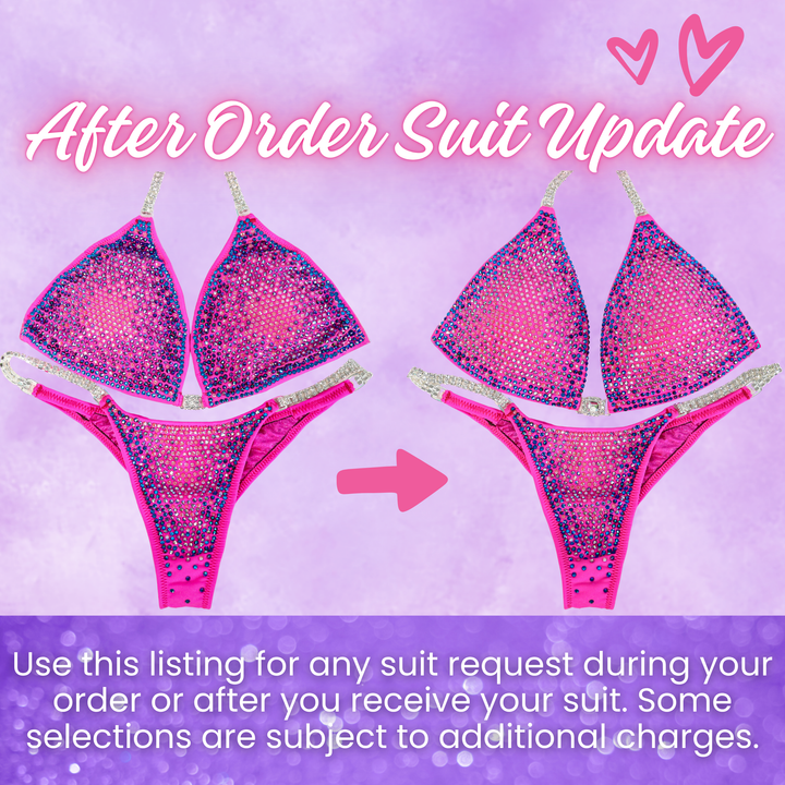 After Order Customer Care – competition suit option