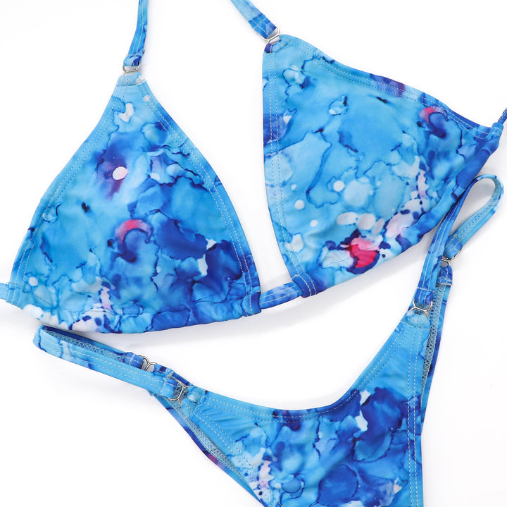 Angel Ambassadors Only QS ST: Turquoise Water Posing Practice Suit. Medium/Pro - Angel Competition Bikinis competition_suit