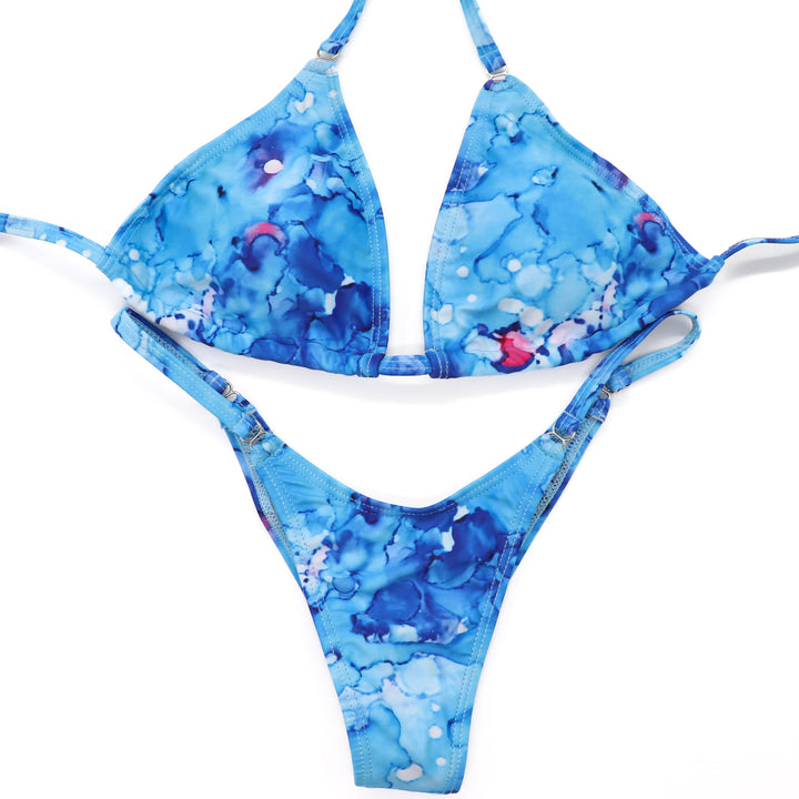 Angel Ambassadors Only QS ST: Turquoise Water Posing Practice Suit. Medium/Pro - Angel Competition Bikinis competition_suit