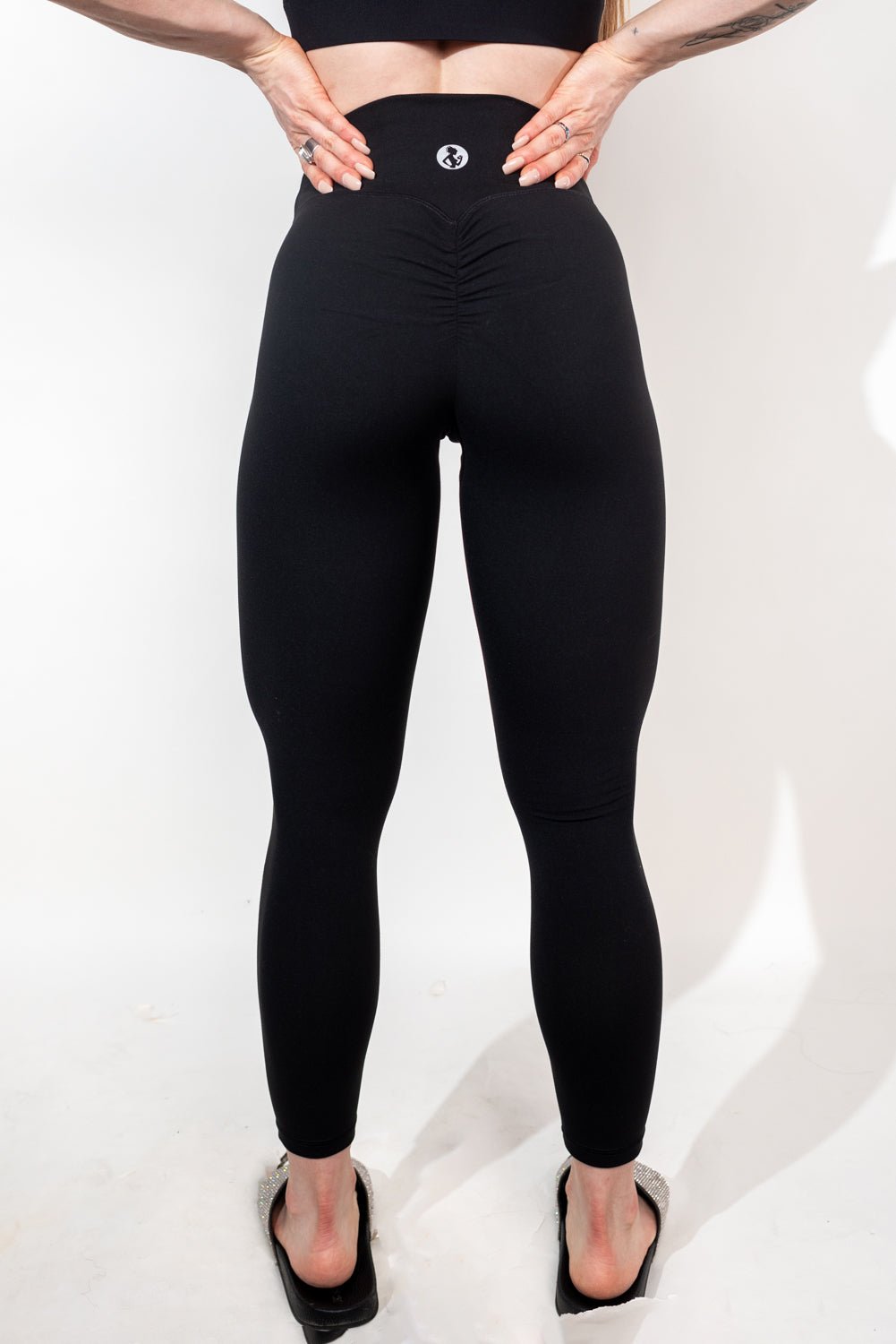 Black Scrunch Leggings