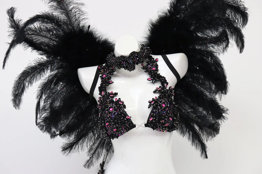 Black Volcano Couture  Angel Competition BikinisNPC Competition Suits