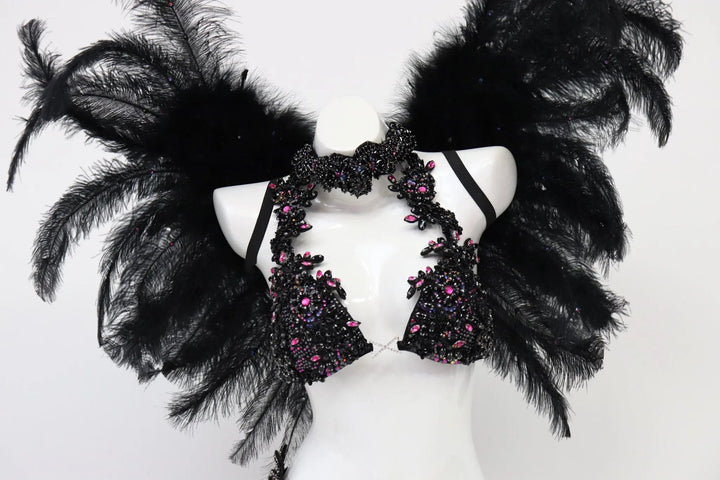 Black Volcano Couture  Angel Competition BikinisNPC Competition Suits