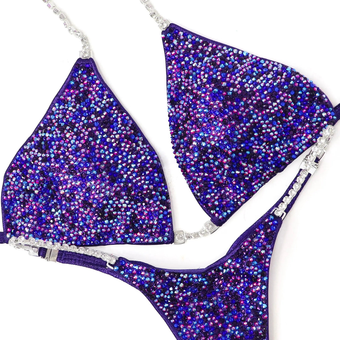 Brenda's Purple Shimmer Radiance  Angel Competition BikinisNPC Competition Suits