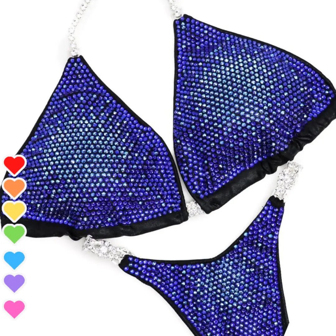 Custom Crystal Nova 2 Color  Angel Competition BikinisNPC Competition Suits