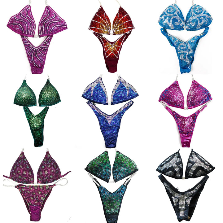 Custom Unique Design  Angel Competition BikinisNPC Competition Suits