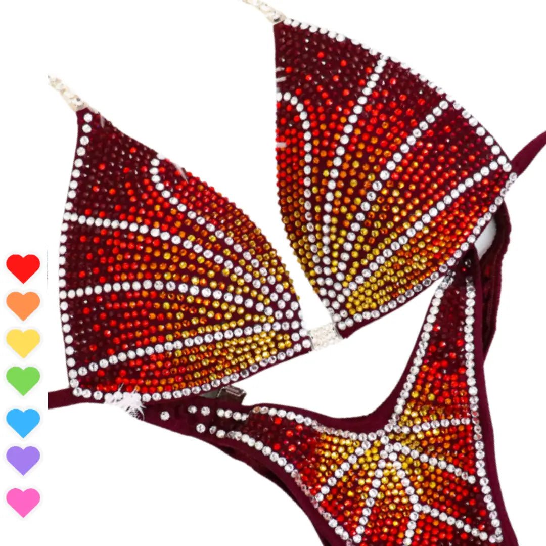 Custom Unique Design  Angel Competition BikinisNPC Competition Suits
