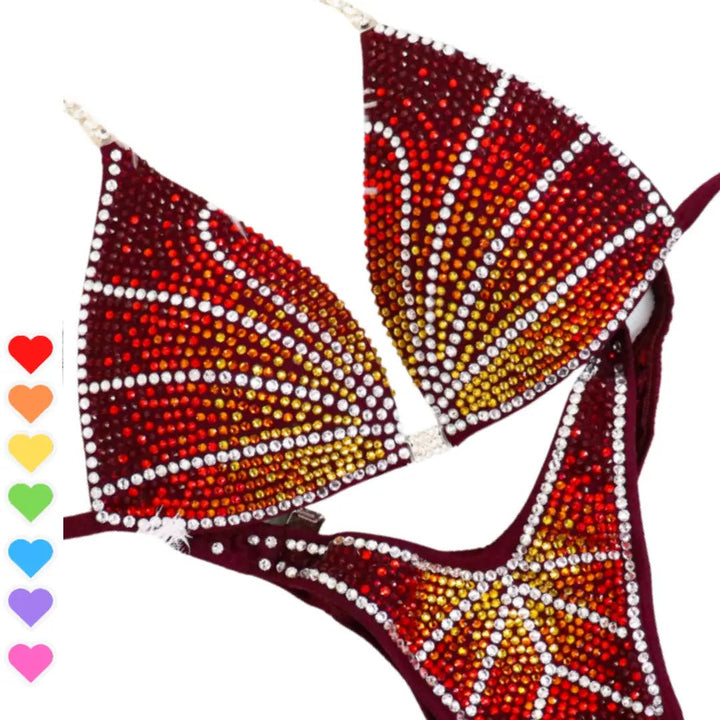 Custom Unique Design  Angel Competition BikinisNPC Competition Suits