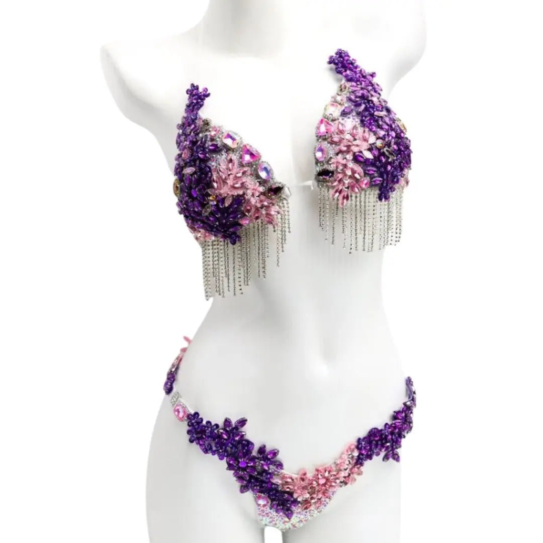 Fringe Couture  Angel Competition BikinisThe best NPC Competition Suits for the Bikini Division, Fit Model Division Suits, and bodybuilding suits.
