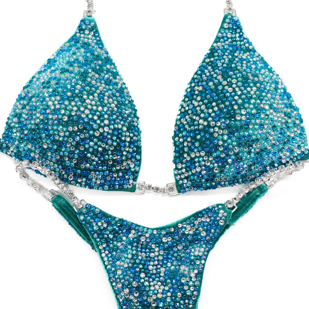 Ocean Sky Velvet Teal Radiance