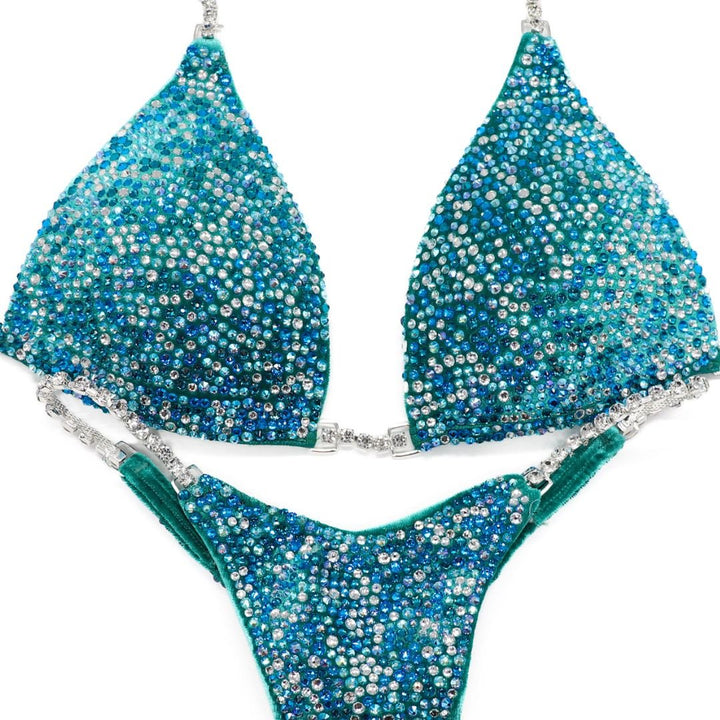 Ocean Sky Velvet Teal Radiance