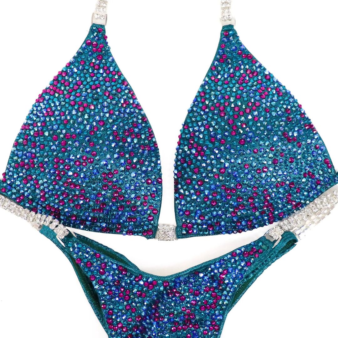 Teal Blossom Radiance