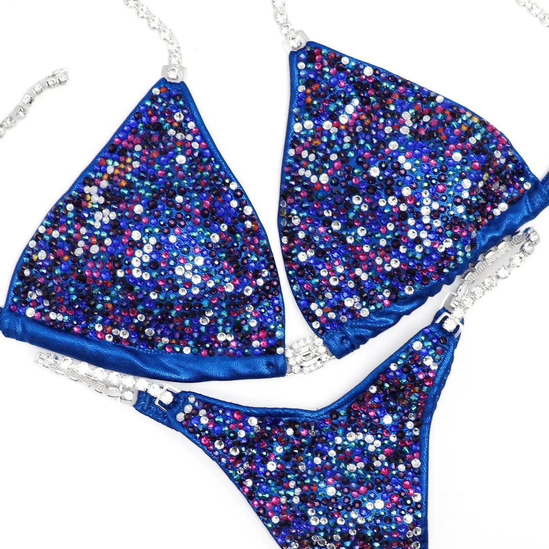 QS ST: Electric Party Radiance. Hologram Electric Blue. Large/Micro.