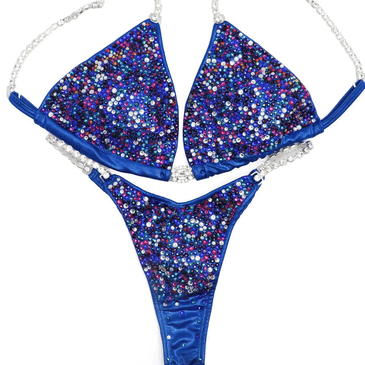 QS ST: Electric Party Radiance. Hologram Electric Blue. Large/Micro.