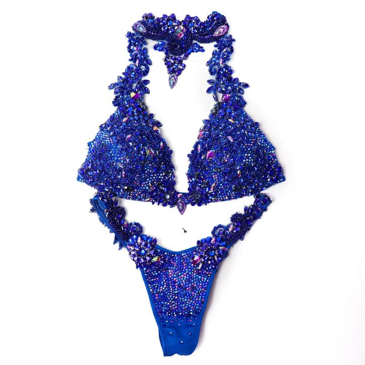 Gracie's Sapphire Goddess Couture  Angel Competition BikinisNPC Competition Suits