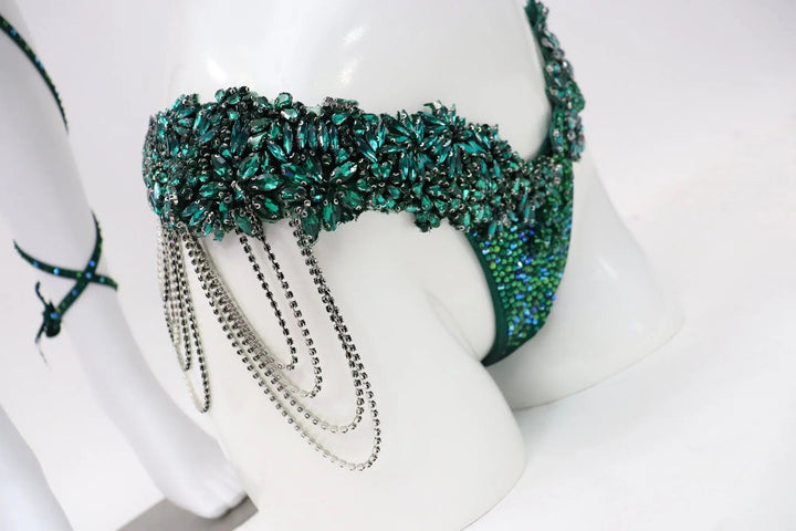 Holly's Emerald Goddess Couture  Angel Competition BikinisNPC Competition Suits