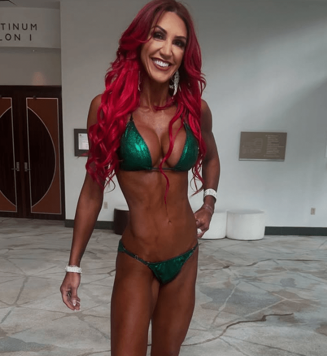 Hologram Emerald Fit Model Competition Suit - Angel Competition Bikinis #competition_suit