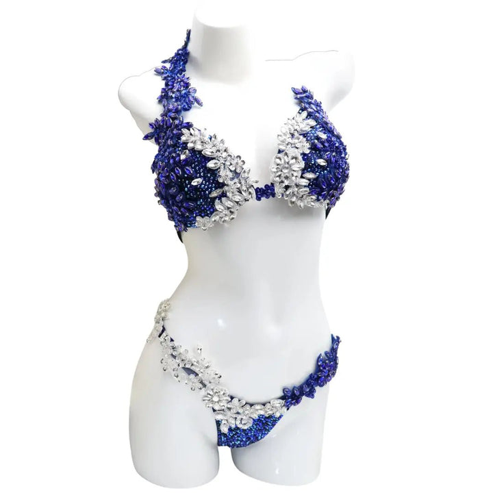 Jennifer's Dallas Blue Couture  Angel Competition BikinisNPC Competition Suits