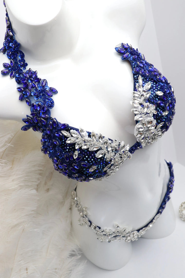 Jennifer's Dallas Blue Couture  Angel Competition BikinisNPC Competition Suits