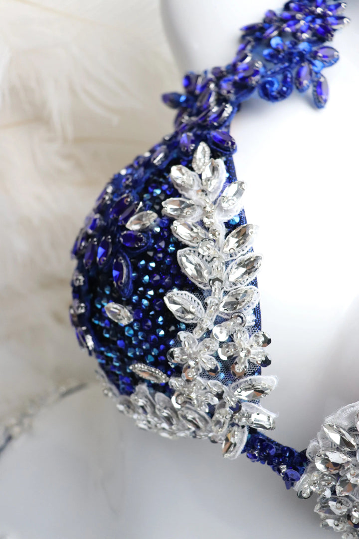 Jennifer's Dallas Blue Couture  Angel Competition BikinisNPC Competition Suits