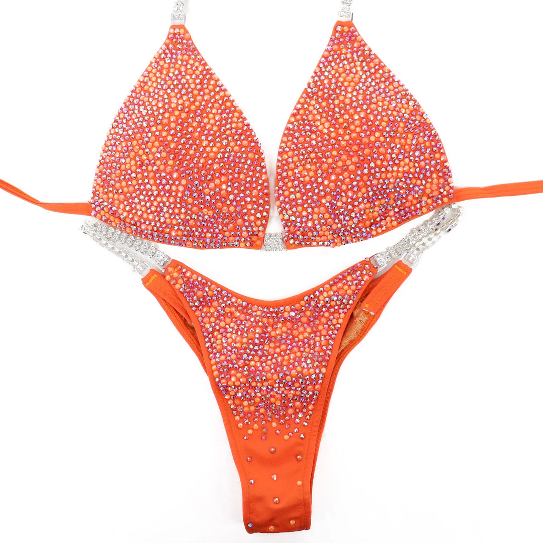 Julia’s Orange Glow Radiance  Angel Competition BikinisNPC Competition Suits