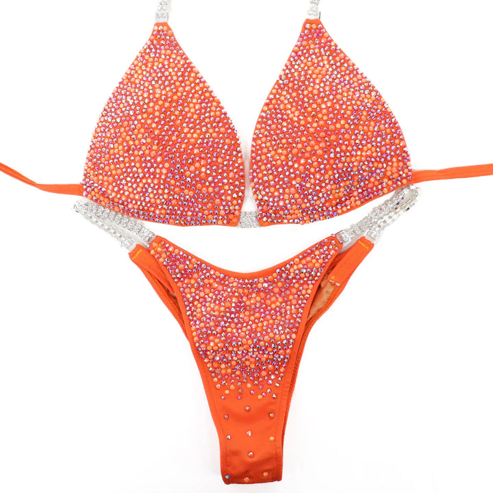 Julia’s Orange Glow Radiance  Angel Competition BikinisNPC Competition Suits