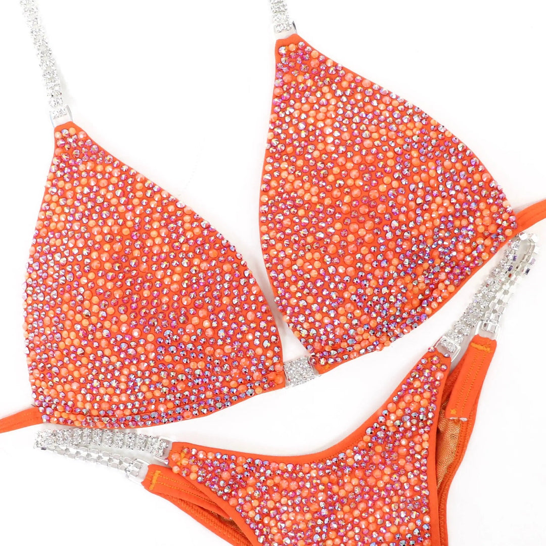 Julia’s Orange Glow Radiance  Angel Competition BikinisNPC Competition Suits