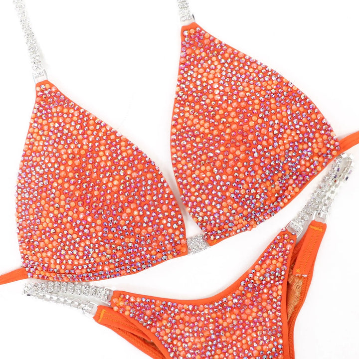 Julia’s Orange Glow Radiance  Angel Competition BikinisNPC Competition Suits