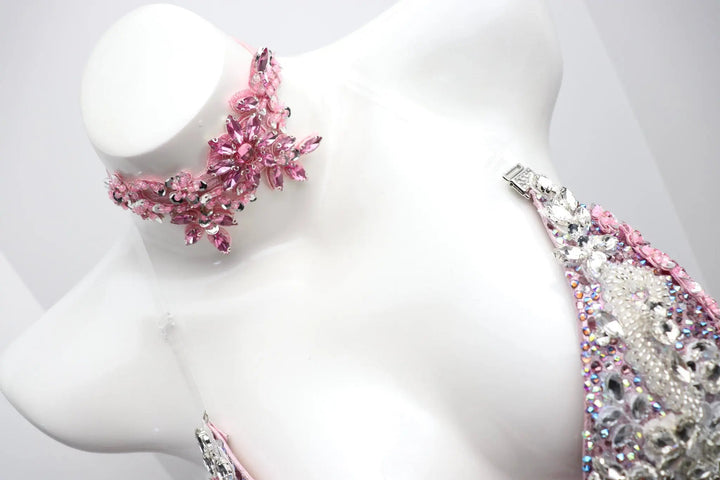 Light Pink Swan Couture  Angel Competition BikinisNPC Competition Suits