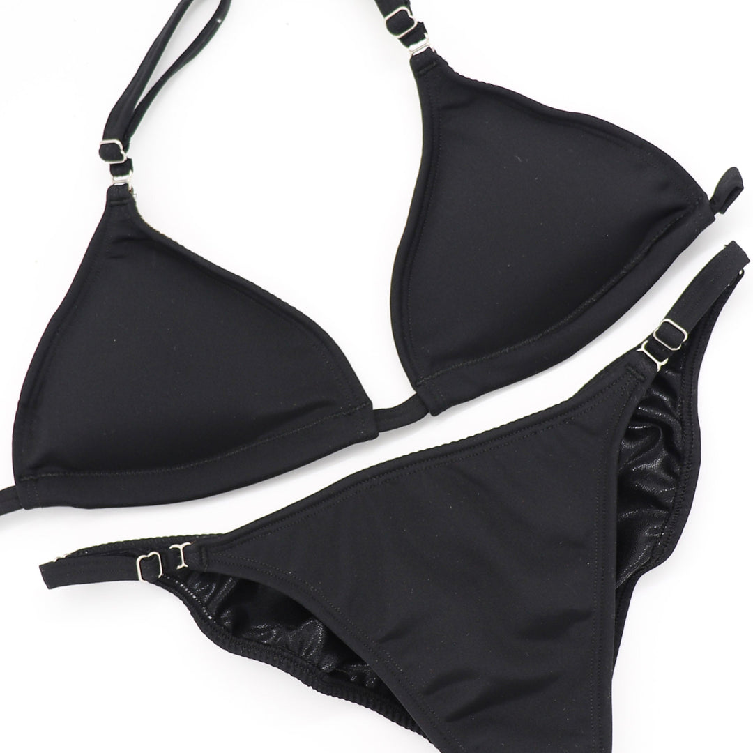 Matte Black Fit Model Competition Suit  Angel Competition BikinisNPC Competition Suits