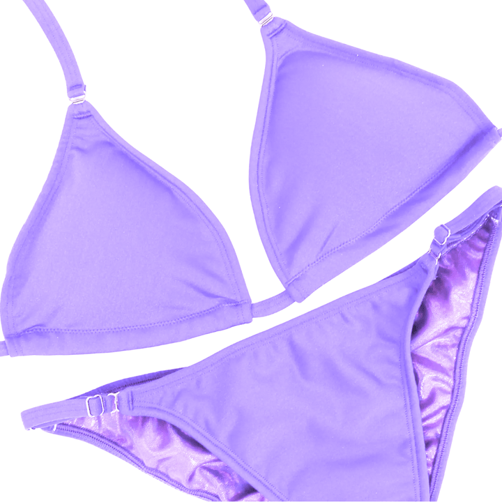 Matte Lilac Fit Model Competition Suit