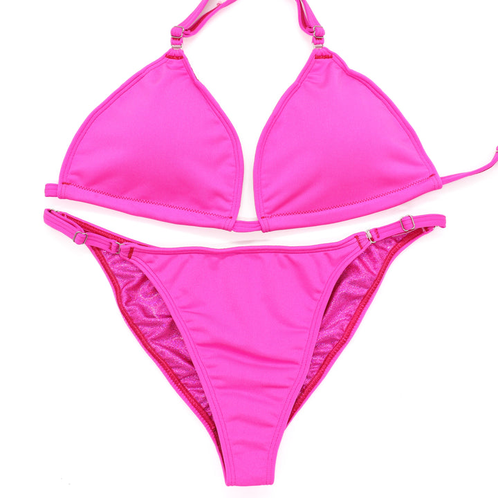 Matte Pink Fit Model Competition Suit