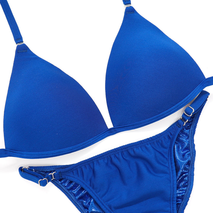 Matte Royal Blue Fit Model Competition Suit - Angel Competition Bikinis #competition_suit
