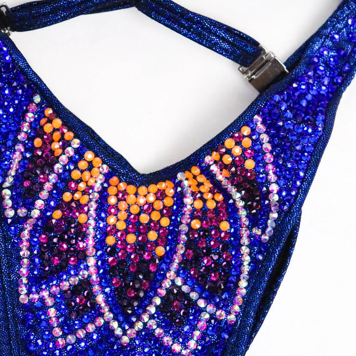 Dark Blue Crystal Lotus