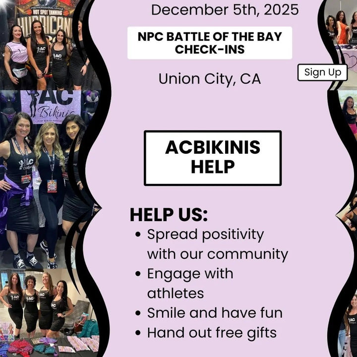 NPC Battle of the Bay 12/5/25  Angel Competition BikinisNPC Competition Suits