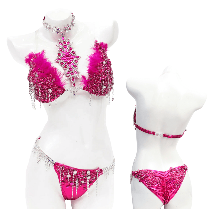 QS ST: Festival Fuchsia Couture. Large Molded/Moderate with Modest Front.