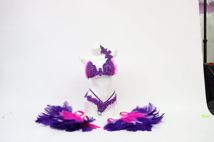 Purple Parade Couture  Angel Competition BikinisNPC Competition Suits