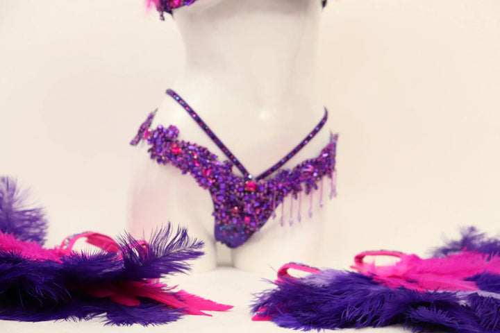 Purple Parade Couture  Angel Competition BikinisNPC Competition Suits