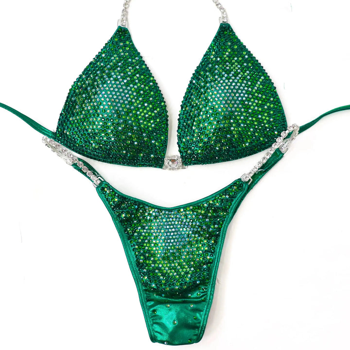 Ashley's Electric Kale Nova  Angel Competition BikinisNPC Competition Suits