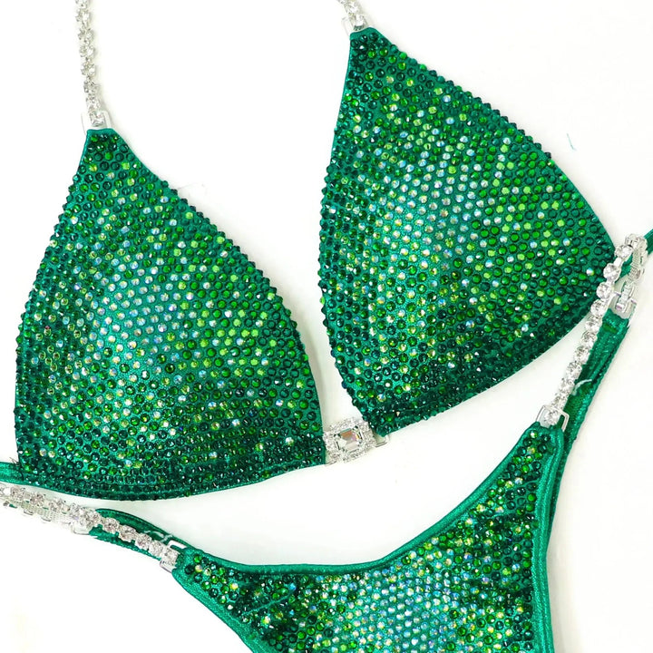 Ashley's Electric Kale Nova  Angel Competition BikinisNPC Competition Suits