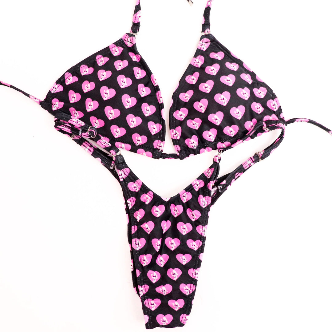 QS ST: Black Hearts Posing Practice Suit Medium / Pro