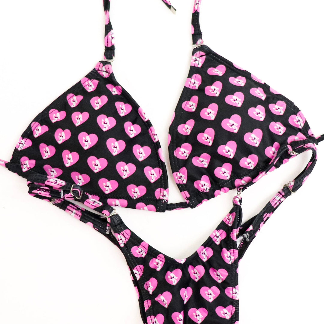 QS ST: Black Hearts Posing Practice Suit Medium / Pro