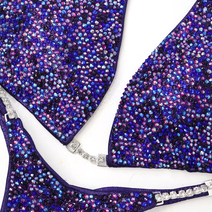 Brenda's Purple Shimmer Radiance  Angel Competition BikinisNPC Competition Suits