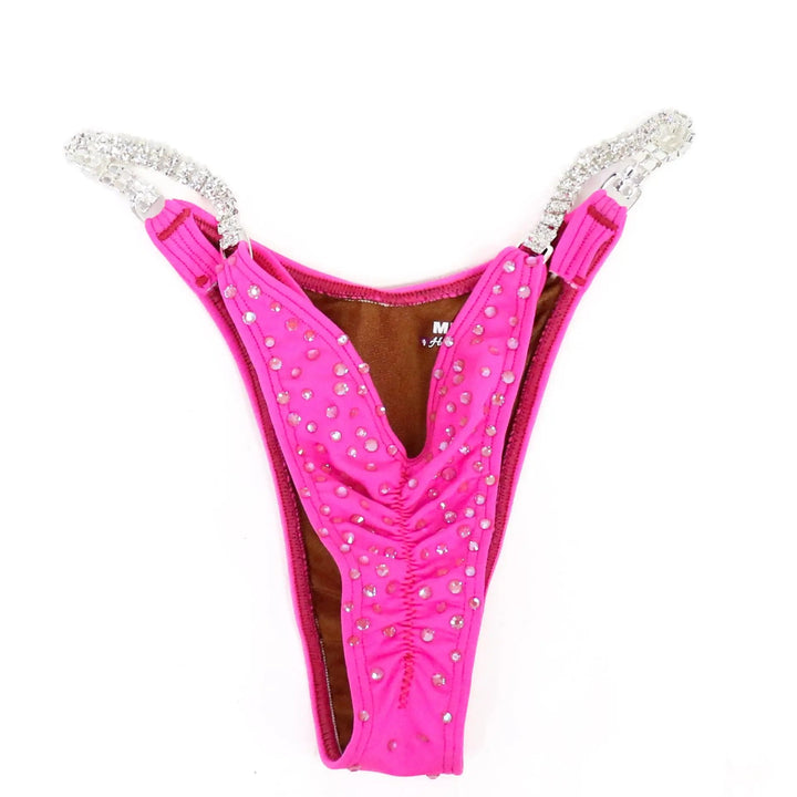 QS ST: Bubblegum Bliss Radiance. Matte Pink. Small Molded/Micro.  Angel Competition BikinisNPC Competition Suits