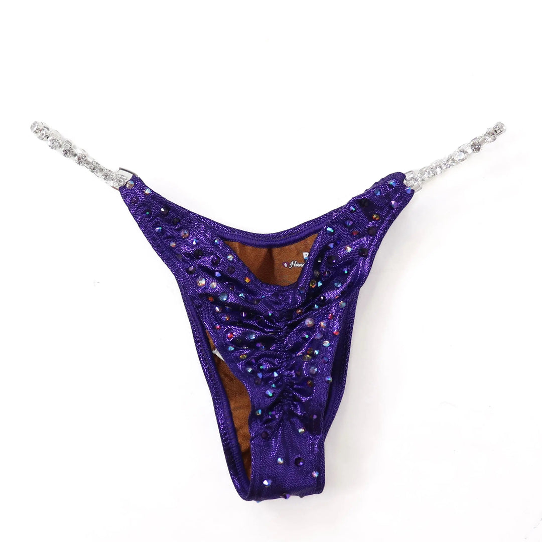 QS ST: Volcanic Aura Radiance. Hologram Eggplant. Medium/Pro.  Angel Competition BikinisNPC Competition Suits